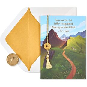 Papyrus Graduation Card with Quote (Here's To You)