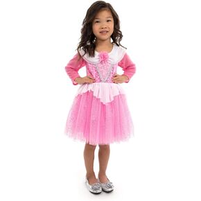 Little Adventures Sleeping Beauty Party Dress Up Costume - Machine Washable Child Pretend Play Party Dress