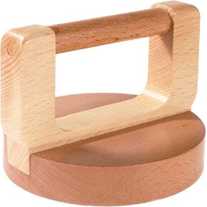 Pine Wood Baren for Printmaking, Block Printing Baren Ergonomic Handle Printmaking Tools Linoleum Block Printing Tool Embossing Tool for Linocut DIY Art Crafting Supplies