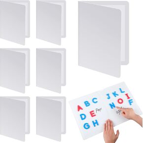 12 Pcs Folding Magnetic Dry Erase Activity Boards Foldable Magnetic Board Dry Erase Learning Project Scrum Folding Whiteboard for Students School Classroom