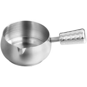 SEWACC Wax Spoon Big 304 Stainless Steel Sealing Spoon with Handle Wax Melting Pot Wax Seal Warmer Scoop for Wax Seal Stamp Envelope Letter Art Craft