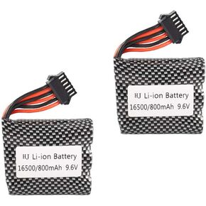 HJ 2 PCS 9.6V 20C 16500 × 3 800MAH RESTHAREBLE SM6P PLUT PLUT PLUTTY LITHIUM LITHIUM للسرعة عالية السرعة S911 S912 9115 9116 9120 لعبة التحكم عن بعد 9.6VOLTS