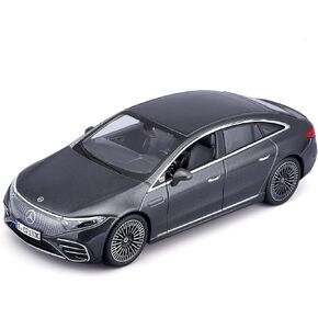Mercedes-Benz EQS Gray Metallic Special Edition Series 1/27 Diecast Model Car by Maisto