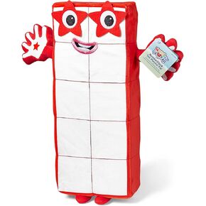 hand2mind Numberblock Ten Playful Pal Plush, Numbers for Toddlers, Preschool Math Learning Toys, Stuffed Animal Plushies, Counting Blocks Stuffies, Kids Birthday Gifts, Easter Basket Stuffers