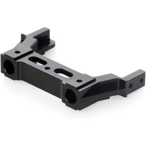 LCX 1/10th RC Crawler Car Aluminum Front Rear Bumper Mount for Axial SCX10 II, Upgrades Parts Accessories (Rear)