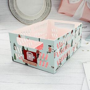 KSCRAFT 3D Crate Box Metal Cutting Dies Stencils for DIY Scrapbooking Decorative Embossing DIY Paper Card