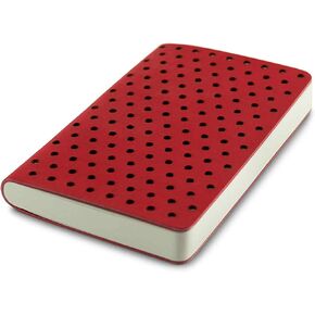Zequenz Classic 360 Air Series, Size: Pocket, Color: Red, Paper: Dot, Soft cover Notebook, Soft Bound Journal, 3.5" x 5.5 ",128 sheets / 256 pages, Dot Grid Pattern, White Premium Paper