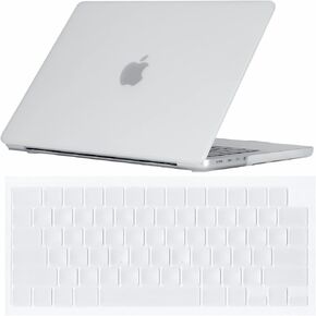 Se7enline Compatible with MacBook Pro 14 inch Case 2021/2022/2023/2024 Mac Pro 14-inch Model A2918 A2992 A3112 A3401 A2442 A2779 M4 M3 M2 M1 & Keyboard Cover,Transparent