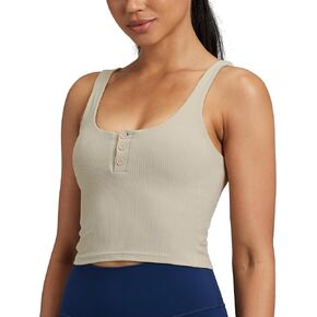 QUEENIEKE Strappy Longline Sports Bras for Women - Wirefree Criss Cross Workout Yoga Bra