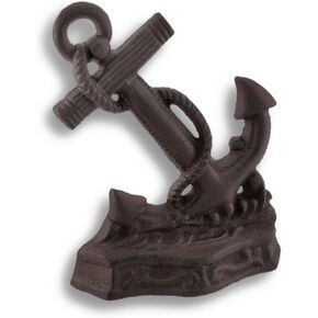 Decorative Cast Iron Nautical Anchor Doorstop