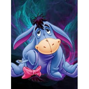 DIY Diamond Painting Kits for Adults, 5D Pooh Diamond Art, Full Drill Cross Stitch Canvas Art, Wall Decor