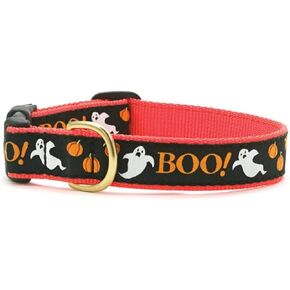 Up Country Boo Dog Collar (Medium (12-18"); Wide 1")
