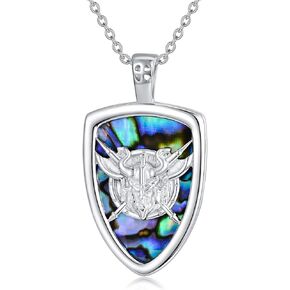 Yin Yang Necklace 925 Sterling Silver Yin Yang Sun Tribal Pendant Yin and Yang Jewelry Gifts for Men Women