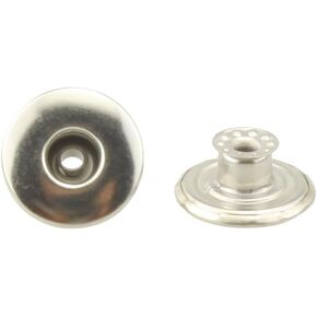 20Sets 17mm Brass Jeans Buttons Replacement Tack Button Suspender Trousers Buttons (Gun Metal)
