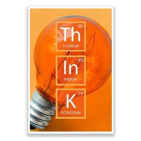 Classroom Poster Think Periodic Element Poster | Periodic Element Series of Posters | 12-Inch by 18-Inch | Science Class Posters JSC824