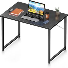 Coleshome 48 Inch Computer Desk, Modern Simple Style Desk for Home Office, Study Student Writing Desk, Vintage