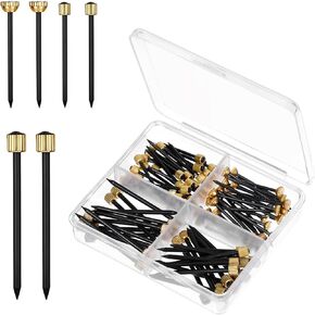 90PCS Picture Hanging Nails, Nails for Hanging Picture, 3 Sizes Wall Decorative Nails, Decor Pictures Frame Kit, Hanging Hardware Tool Hangers, Picture Hangers Photo Hanger, Frame Hanger for Wall