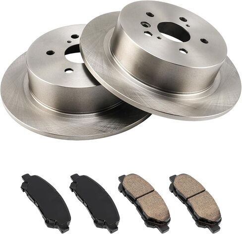 Front Brake Kit,Drilled and Slotted Brake Rotors,Ceramic Brake Pads Replacement for 2006-2020 Charger, 2005-2020 300, 2009-2020 Challenger,OEM#53023+D1058 Automotive Replacement Brake Kit in Saudi Arabia