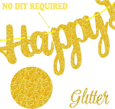 Cat Birthday Banner Kitten Party Decorations Gold Glitter Happy Birthday Banner for Pet Kitten Theme Party Supplies in Kuwait