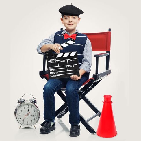 Yewong 4 Pieces Kids Director Costume Accessories Set for Filmmaker Awards Career Day Dress up Movie Night Party Supplies in Kuwait