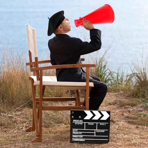 Yewong 4 Pieces Kids Director Costume Accessories Set for Filmmaker Awards Career Day Dress up Movie Night Party Supplies in Kuwait
