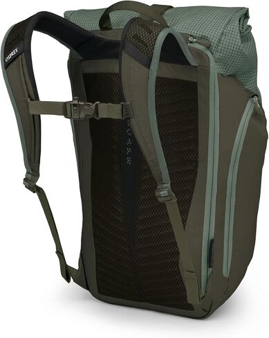 Osprey Transporter Roll Top Commuter Backpack, Raven Black in Kuwait