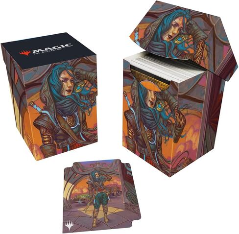 Ultra Pro - Aetherdrift Far Fortune ، End Boss 100+ Deck Box® for Magic: The Gathering ، Host Deck ، ملحق MTG ، علبة بطاقة التداول ، Magic the Gathering D&D TCG Box in Saudi Arabia