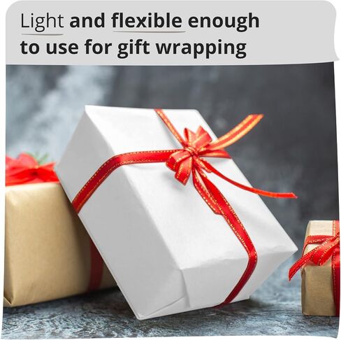 High-Density Kraft Paper Roll - 18" x 2160" (180 ft) - White Wrapping Paper for Craft, Gift Wrapping, Moving & School - IDL Packaging in Saudi Arabia