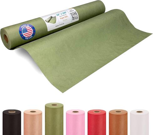 High-Density Kraft Paper Roll - 18" x 2160" (180 ft) - White Wrapping Paper for Craft, Gift Wrapping, Moving & School - IDL Packaging in Saudi Arabia