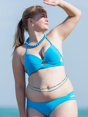 Sureio 8 Pieces 50 Inch Handmade Waist Beads African Belly Beads Chain Plus Size Belly Body Beads for Women Colorful Waist Jewelry Accessories in Kuwait