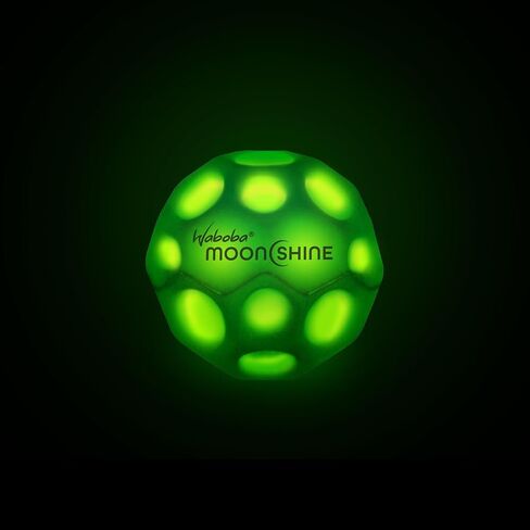 Waboba Moonshine Ball Light Up Moon Ball ، كرات نطاط مفرطة تضيء على الارتداد ، ألعاب ممتعة للأطفال ، المراهقين ، البالغين ، الأولاد والبنات in Kuwait