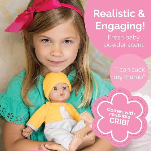 مجموعة Adora Amazon الحصرية Sweet Babies ، 11 "ناعمة ومحبوب Boy Baby Doll Machine ، هدية عيد ميلاد للأعمار 1+ - Baby Llama in Kuwait