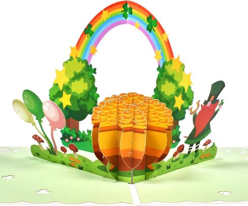تحية بطاقات يوم القديس باتريكز ، بطاقة Saint Patrick's Day Funder Funder ، ST. بطاقات عيد باتريك المنبث in Kuwait