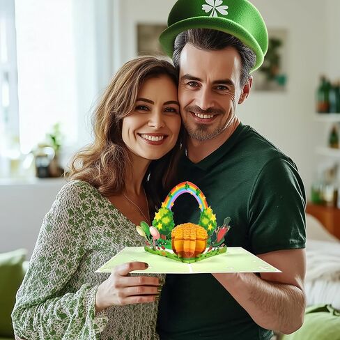 تحية بطاقات يوم القديس باتريكز ، بطاقة Saint Patrick's Day Funder Funder ، ST. بطاقات عيد باتريك المنبث in Kuwait