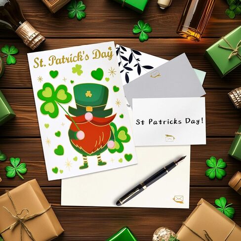 تحية بطاقات يوم القديس باتريكز ، بطاقة Saint Patrick's Day Funder Funder ، ST. بطاقات عيد باتريك المنبث in Kuwait