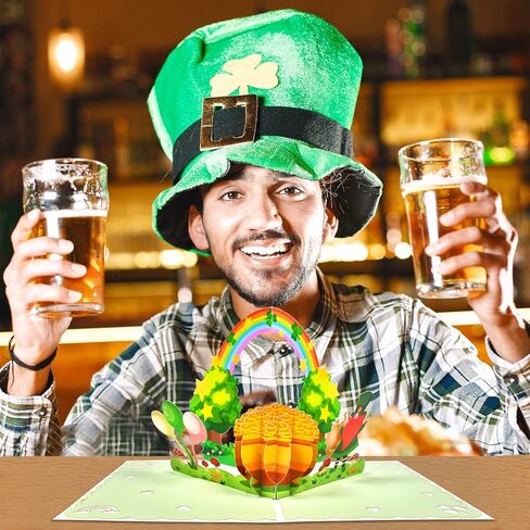 تحية بطاقات يوم القديس باتريكز ، بطاقة Saint Patrick's Day Funder Funder ، ST. بطاقات عيد باتريك المنبث in Kuwait