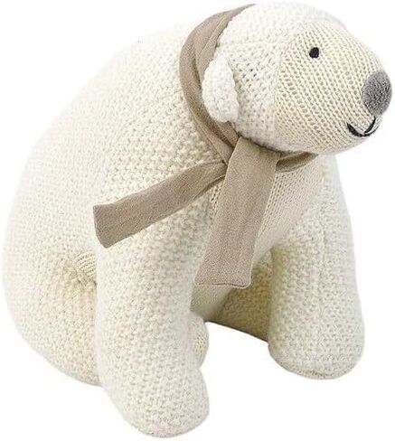 MON AMI Freja The Deer Knitted Plush Toy – 6", Plush Fawn Crochet Stuffed Animal, Newborn Gifts, Great Gift for Baby Shower in Saudi Arabia