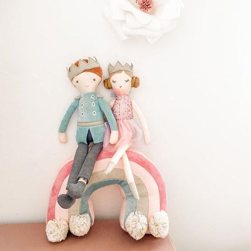 MON AMI Magali Rainbow Princess – 15", Soft & Elegant Stuffed Plush Princess Doll for Kids of All Ages, Use as Toy or Room Décor in Saudi Arabia