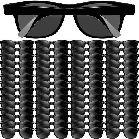 40/100/150 PCS Black Sunglasses Party Favors, Wedding Sunglasses Boys Girls Summer Beach Pool Birthday Supplies in Saudi Arabia