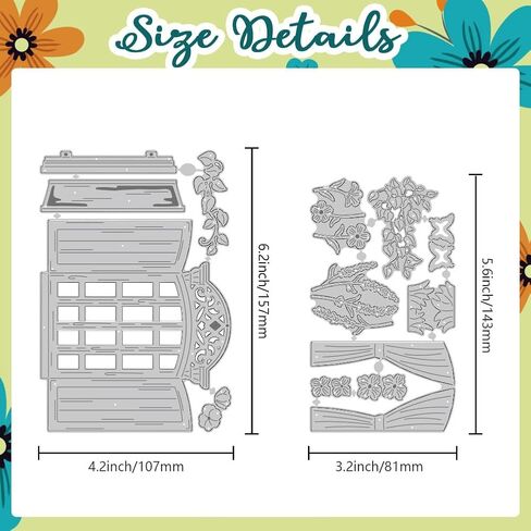 Clothing Display Die Cuts, Carbon Steel Window Die Cuts Cutting Dies Novelty Stencils Scrapbooking Embossing Frame Template Dies for Gift Party Greeting Photo Album Paper Craft Decor in Saudi Arabia