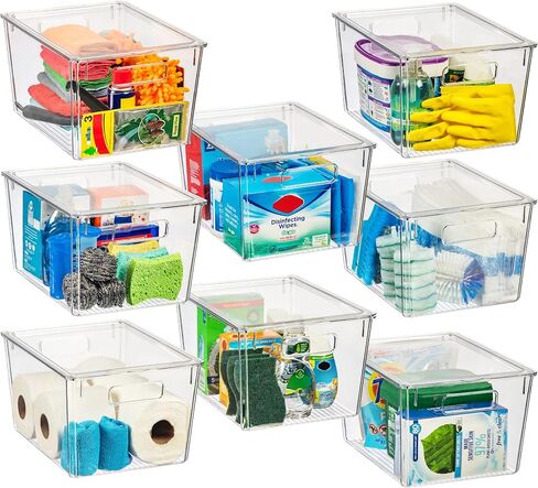 ClearSpace X-Large Plastic Storage Bins With Lids - Perfect for Kitchen, Pantry, Fridge Organization and Storage in Saudi Arabia