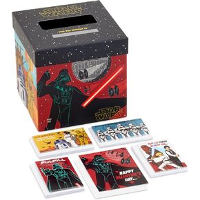 Hallmark Star Wars Valentines Day Cards for Kids School Classroom Exchange and Mailbox with Light and Sound