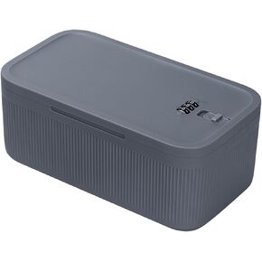 Medicine Lock Box Small Lockable Storage Box with Password Refrigerator Bin for Food Mobile Cell Phone Personal Items Locked Medication Lock Box for Office Home School Travel