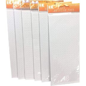 Best Creation ، Inc 3D POP DOTS (12 ورقة) MOUNT DUAL-AD-ADAMIVE FOAM (دائرة صغيرة)