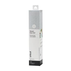 Cricut Machines Smart Iron On (13in X, Glitter White) for Explore 3 and Maker 3-Matless long cuts up to 12ft, 9ft Roll (13'x108')