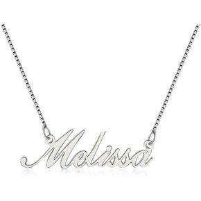 925 Sterling Sliver Custom Name Necklace Personalized Initial Necklaces Pendant Jewelry Gift for Her (Anna) in Kuwait