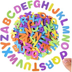 OBTANIM 1560 Pieces Small Foam Adhesive Letter Stickers 60 Sets of Adhesive A-Z Alphabets Decorations for Kids Classroom Crafts Art Scrapbooks (Letter)