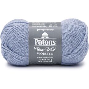 Patons Classic Wool Yarn, Blue Fog