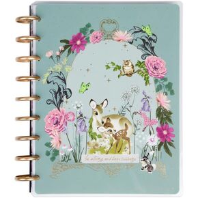 Happy Planner Disney Disc-Bound Mid-Year 12-Month Planner, July 2024–June 2025 Daily, Weekly, Monthly Planner, Classic Size, Dashboard Layout, Bambi Springtime, 12 Dividers, Sage Green, 7" x 9 3/4"