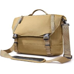 Tactical Messenger Bag for Men,Canvas Shoulder Bags,Satchel Bags for Men Women,Laptop Crossbody Bag for Travel Work School